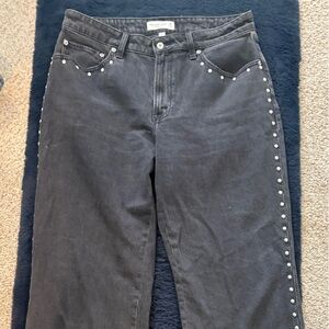 Abercrombie & Fitch Gray High Rise Jeans